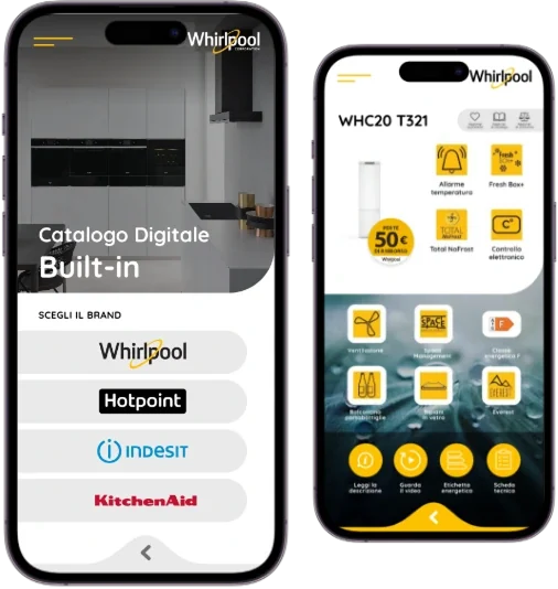 Whirlpool app screens