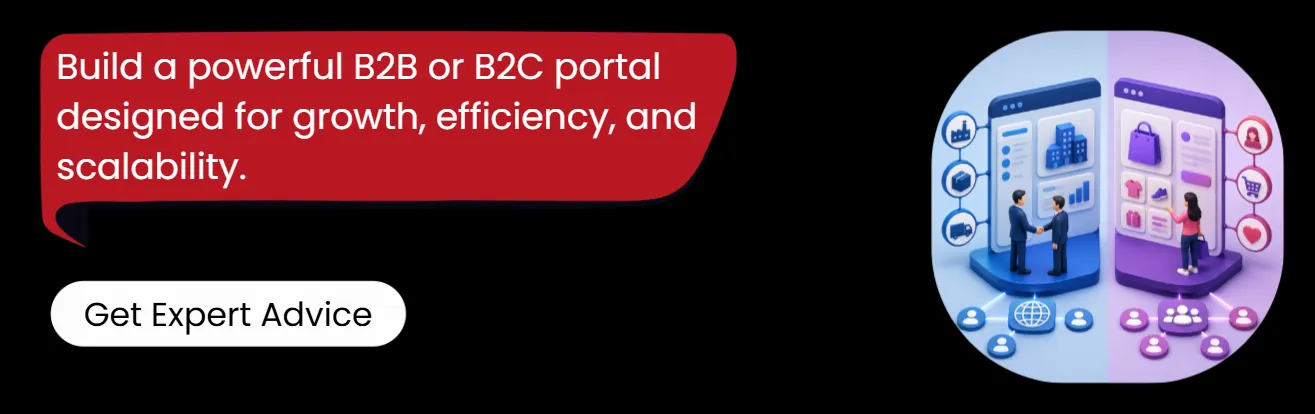 build b2b or b2c portal